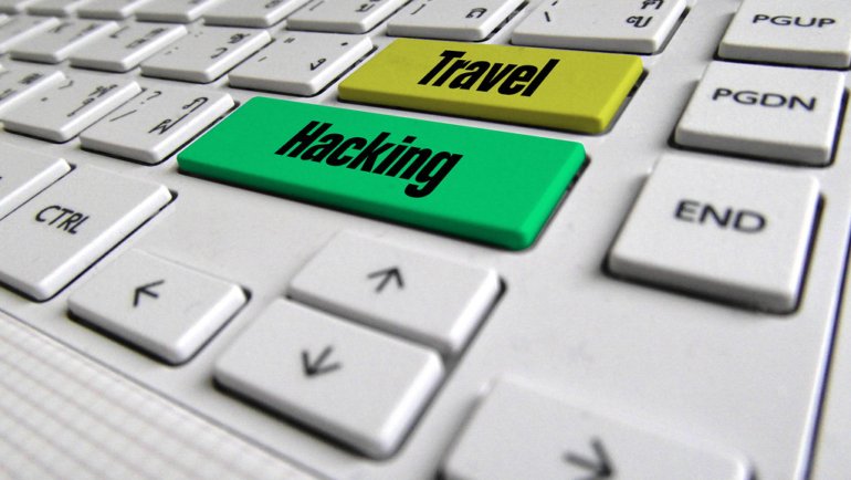 Travel Hacking Keyboard Button