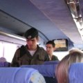 Soldiers board bus to check Fahed's passport_1770