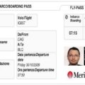 This could be a future e-checkin: boarding pass + identity card + frequent flyer.